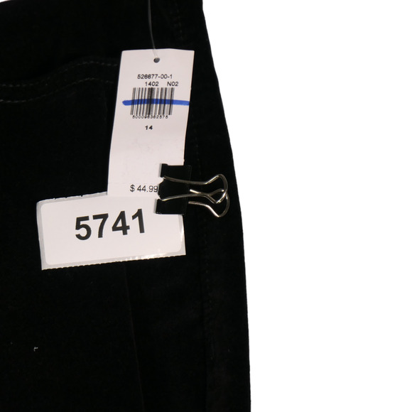 NEW Old Navy Faux Suede Pants Women 14 Extra High Rise Kicker Boot Secret Smooth - Picture 8 of 8